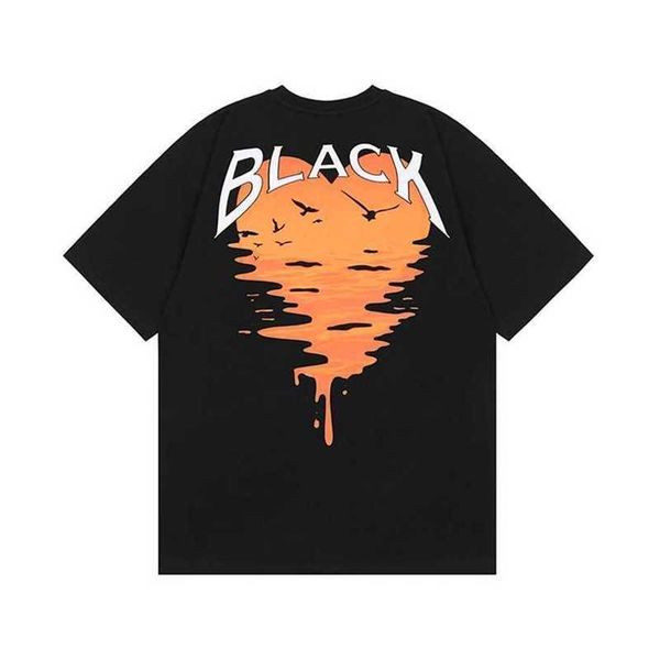 

20% off short sleeved t-shirts for men and women summer loose ins china-chic oversize american street hiptop, White;black