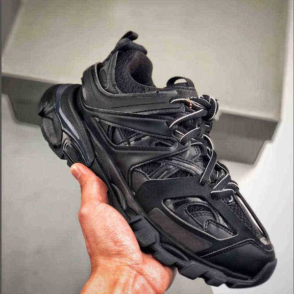 

2022 release 3 tess casual shoes men women gomma maille black for triple s chunky oreo red rose hortensia sole blue flat fashion sock