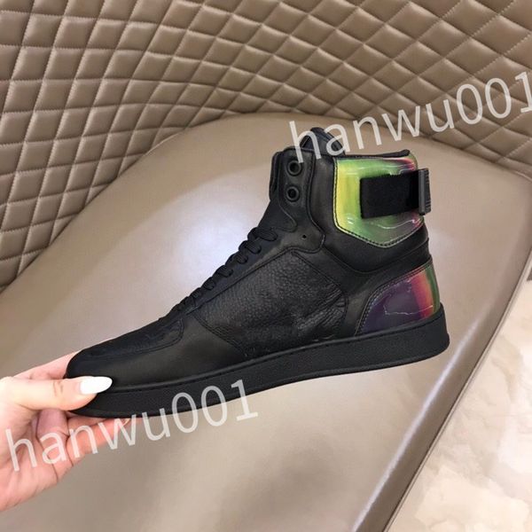 

2023 new designer mens causal shoes fashion woman leather lace up platform sole sneakers white black mens womens luxury