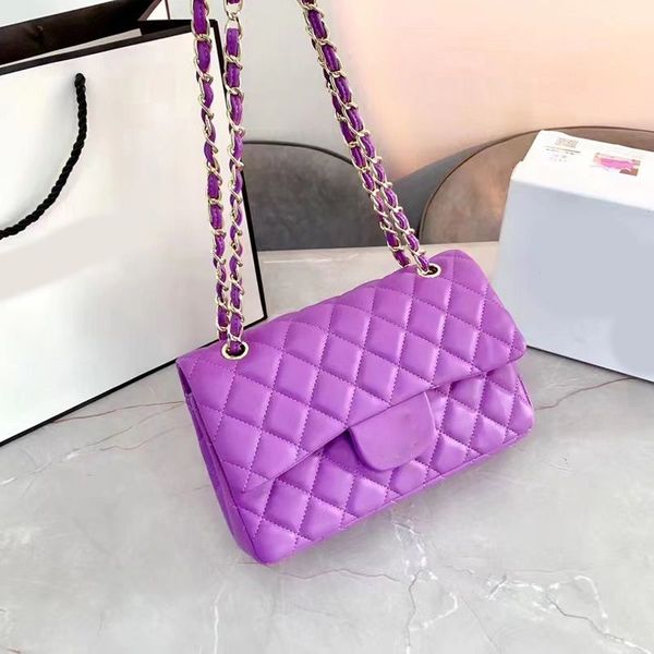 

Women Fashion Lozenge Handbag Double Letters Classic Chain Crossbody Bags Internal Spacing Daily Capacity Designer Bag 5A Quality Solid Color Shoulder Bags, C11