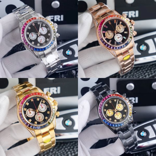 

Luxury men's watch 40mm U1 automatic watch gold dial sapphire crystal designer men's watch with diamond 904L stainless steel strap Montre De Luxe watch dhgates watch lb, 17