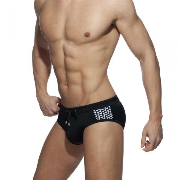 

men swimwear push up swim briefs bikini swimsuits pouch pad enhance bathing suit surf beach underwear shorts trunks l0227283n, Black;white
