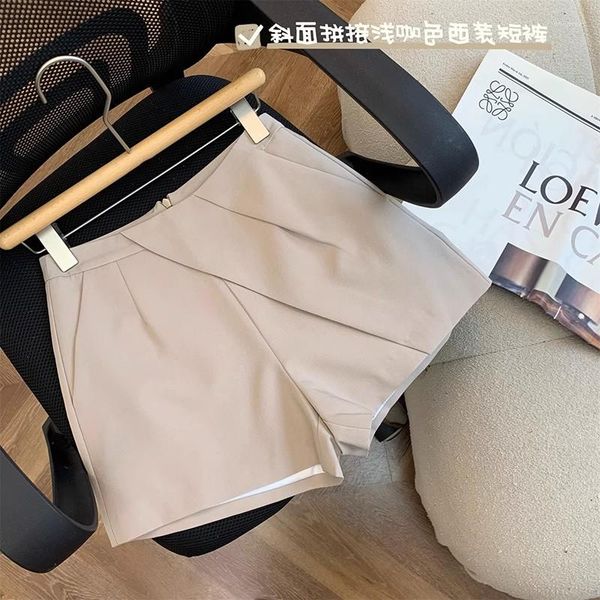 

women's shorts casual high waist short pants women wide leg bottom streetwear ropa mujer, White;black