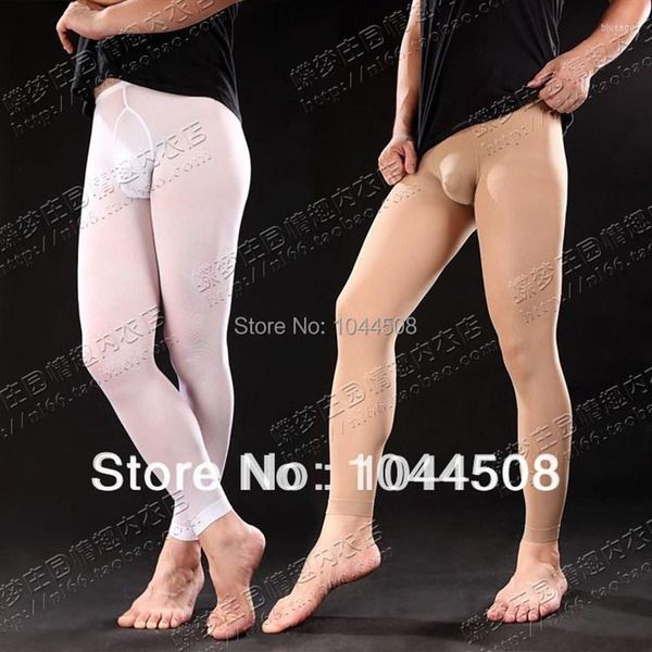

men's socks mens pantyhose footless velvet thickening male fun stockings lingerie underwear282k, Black