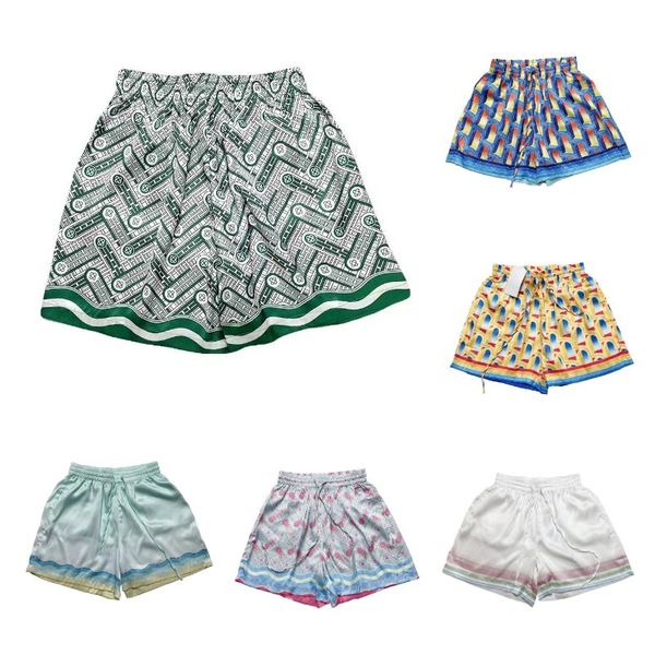 

fashion mens designers shorts quick drying swimwear printing 2023 summer board beach pants swim short with casablanc print women clothing, White;black