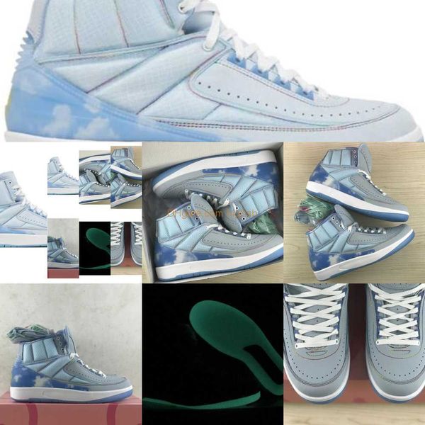 

retro womens mens j balvin x 2 shoes blue 2s smiling face sports sneaker us 4y-13
