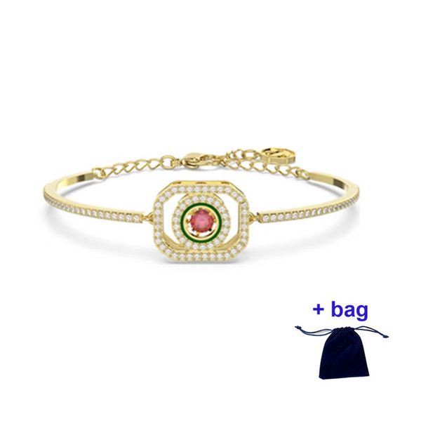 

fahmi swa fashionable charm bracelet alea bangle, ambilight, gold plated perfect for holiday gifts ing, Silver