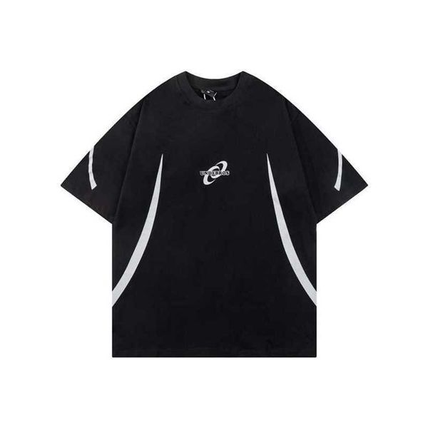 

20% off street sports style letter printing short t-shirt men's ins summer fashion loose relaxed round neck half sleeve, White;black