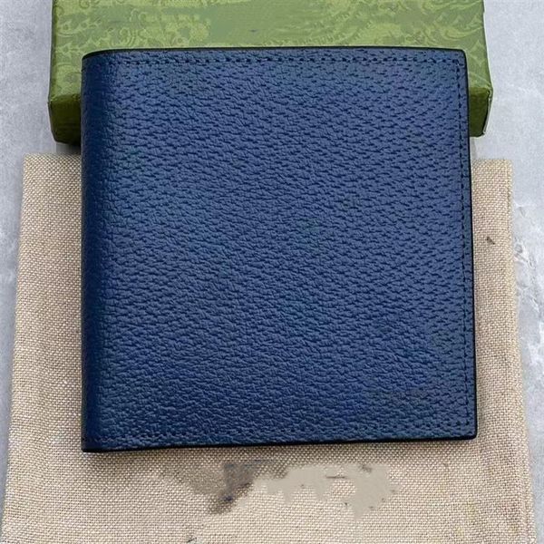 

mens wallet designer wallets card holders mini purse genuine leather business purse holder black gold hardware with dustbag and bo214e, Red;black