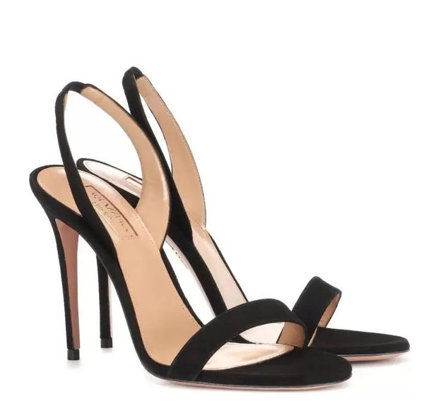 

aquazzuras pvc designers womens sandals so nude plexi sandal heels crysta buckle party wedding dress shoes heel back strap leather sole sand, Black
