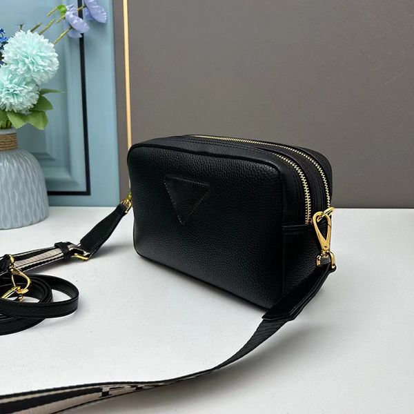 

cowhide camera bag designer bag handbag women luxury crossbody bag purse calfskin leather designer handbags double zipper lock bags
