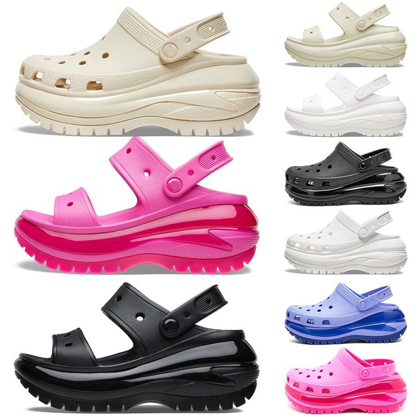 

sandals casual shoes men women desiginer solid color platform sandals white black blue pink breathable mens womens slippers walking