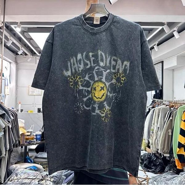 

printed men's plus tees cotton t-shirt women short sleeves casual tee size s, Black;brown