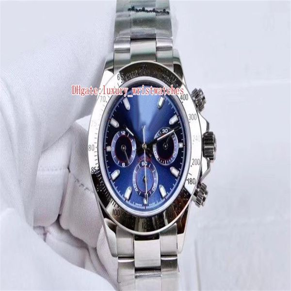 

4 colors cosmograph wristwatches 116509 116500 116520 40mm stainless steel no chronograph 2813 movement automatic mens watch watch298u, Slivery;brown
