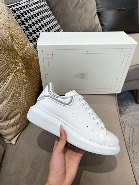 

2023 luxury brand platform shoes female trainers women sport sneakers ladies white chunky sneaker 0418, Black