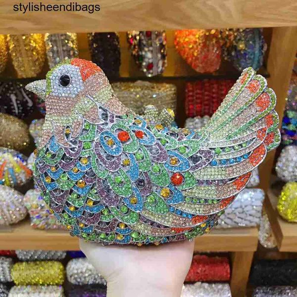 

stylisheendibags shoulder bags xiyuan women red stones evening bags bird rhinestones clutches formal dinner diamond handbags wedding rhinest