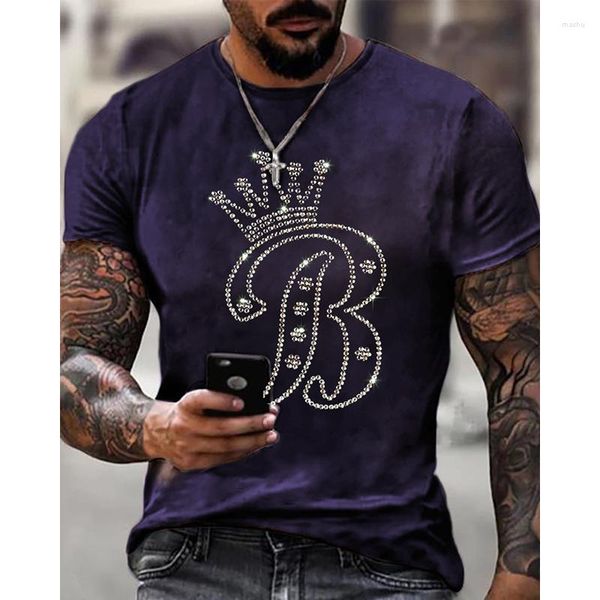 

men's t shirts fashion men's clothing oversized tee y2k b rhinestone designer short sleeve holyday casual street t-shirts high, White;black