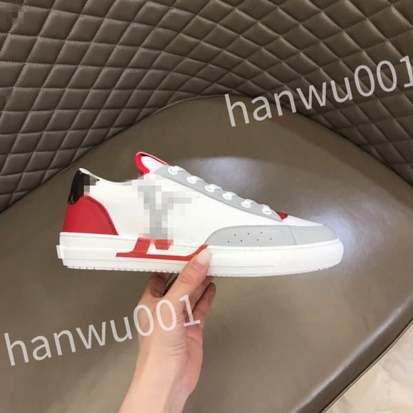 

new designer mens causal shoes fashion womans leather lace up platform sole sneakers white black mens womens luxury