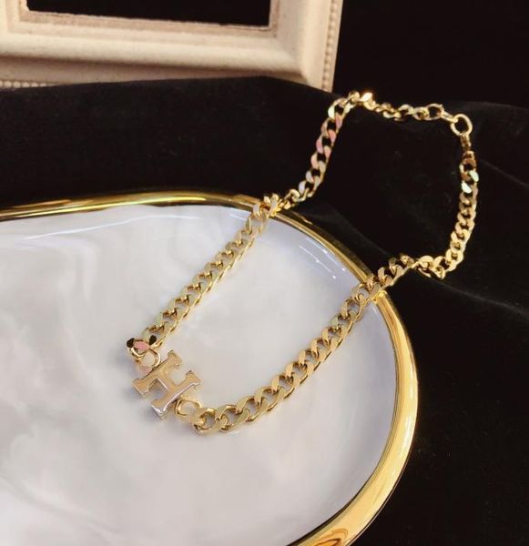 

luxury design necklace choker chain 18k gold plated stainless steel necklaces pendant fashion women wedding gifts jewelry accessor9242256, Silver