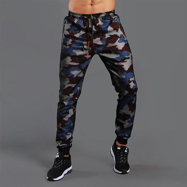 

pants new men's casual pants gym jogging sports camouflage pants men's sports fitness pants autumn and winter trousers, Black