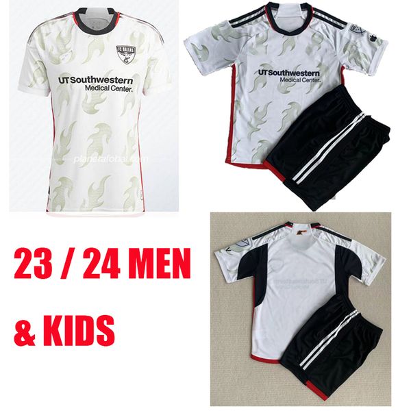

2023 2024 dallass soccer jerseys 23 24 home away third man and kids kit football shirts, Black;yellow