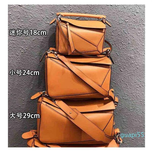

designer bags loew's bag mini geometric puzzle leather pillow handbag single shoulder messenger women's classic brand lu3179