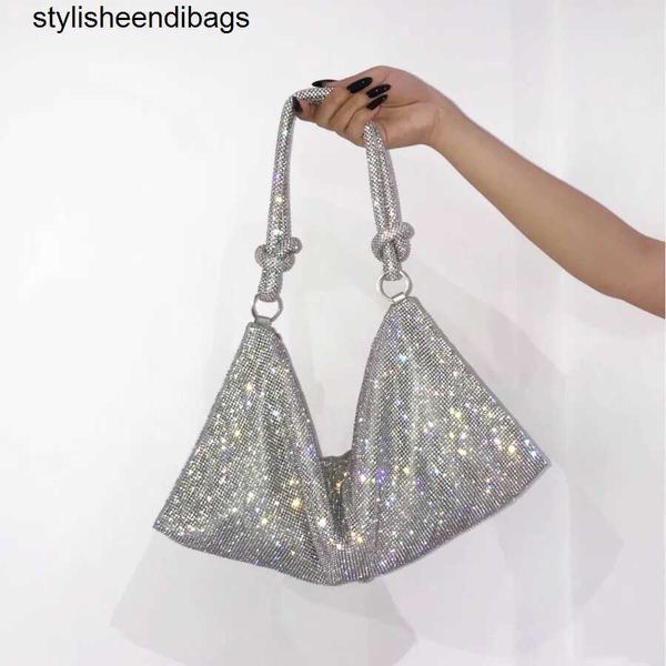 

stylisheendibags shoulder bags luxury designer hobo shoulder bag handle shining rhinestones evening clutch bag purse crystal purses and hand