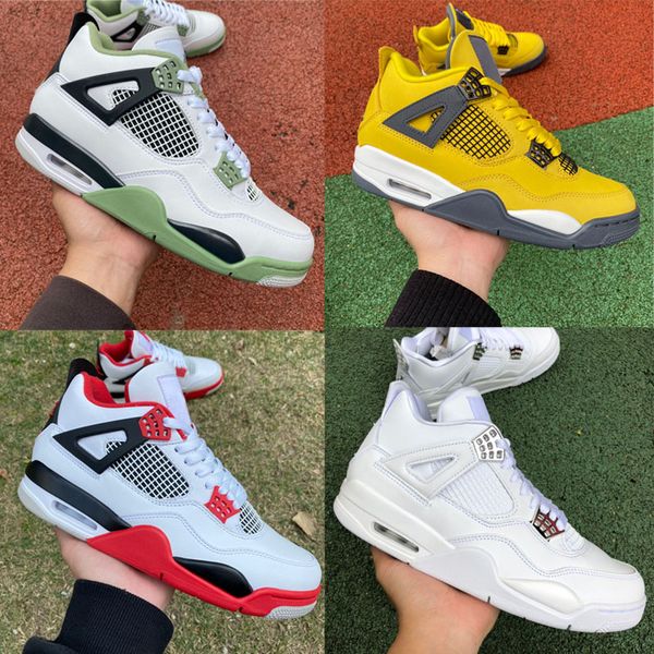 

basketball shoes 4 jumpman 4s military black cat university blue sail white oreo red thunder room bred cool grey flight midnight navy men