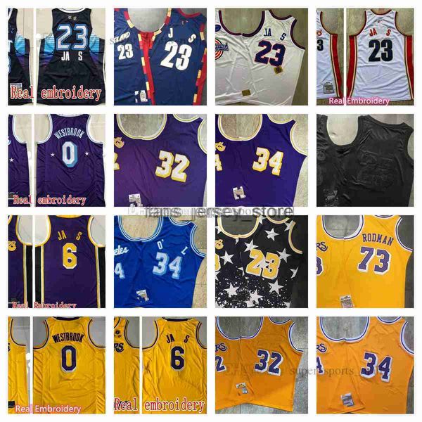 

real stitched retro mitchell and ness basketball jerseys 73 dennis james rodman jersey man women youth size s-xxl, Black;red