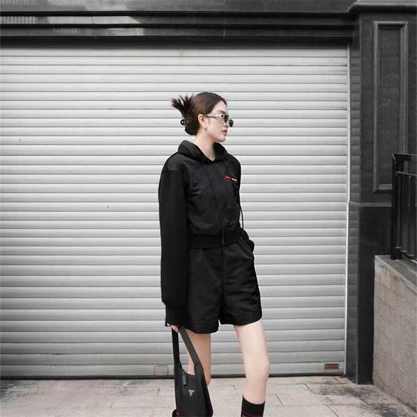 

24% off family spring/summer new lazy style back nylon panel space cotton sweater+elastic waist short set, White