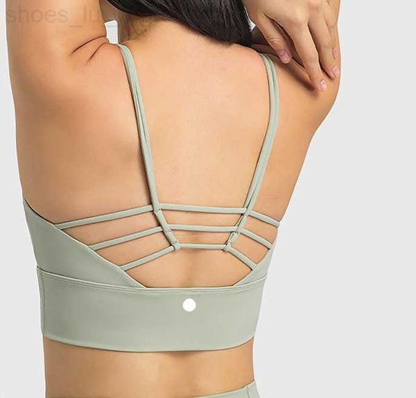 

women fitness bra cew neck fintness tank vest skinfriendly workout breathble crisscross quick dry female