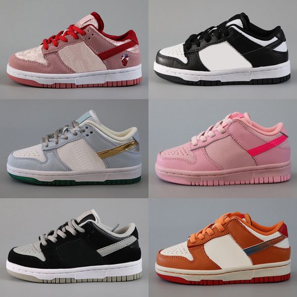

toddlers kids running shoes dunks low girls boys sports baby sneakers designer trainers shoe black kid youth infants athletic outdoor shoe s