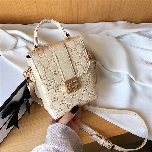 

handbag trendy bags small women's versatile foreign style net red embossed small square summer messenger factory whole 70296f