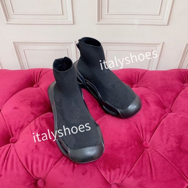 

new mens designer sock shoes women flat running shoes black shoes clear sole volt graffiti lace-up socks boots designers platform2023