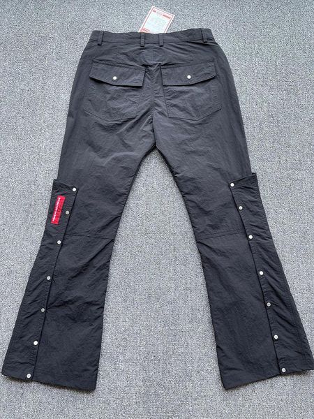 

pants rrr123 functional breasted flared trousers men women 1 1 hip hop loose rrr123 trousers, Black