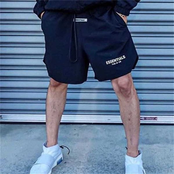 

20% off fog essentials sports casual american shorts woven loose fit street quick dry, White;black