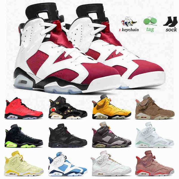 

new 2022 jumpman 6 6s mens basketball shoes women sneakers gold hoops blue electric green gs black infrared red oreo hare cactus jack
