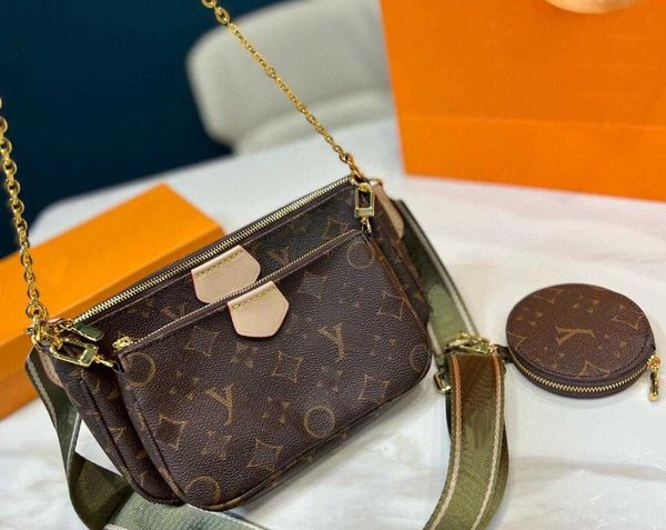 

fashion designer bag multi pochette accessoires louiseits womens old flower shoulder bags ladies clutch crossbody bags viutonits luxury purs