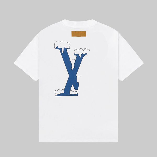 

fashion t shirt men women designers t-shirts tees apparel man s casual chest letter shirt luxury clothing street shorts sleeve clothes xs, White;black