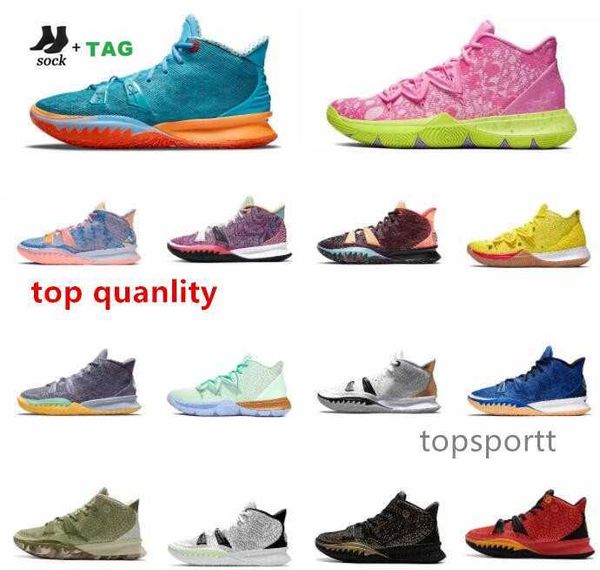 

ogbasketball shoes men trainers irving 5s sponge sandy creator hendrix squidward patrick soundwave kyrie 7 designer shoes skateboard sneaker