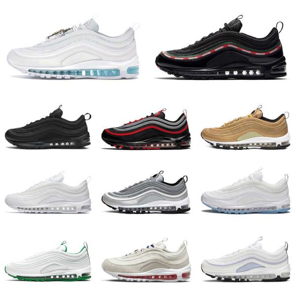 

trainers max 97 sports shoes mens women mschf x inri jesus undefeated black summit triple airmaxs white blue metalic gold runner air 97s sea