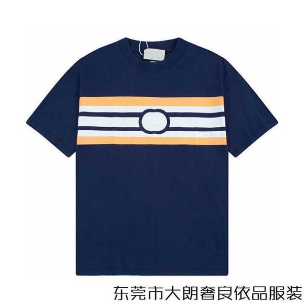 

22% off correct version of gujia interlocking double stripe printing three color summer versatile short sleeved t-shirt for couples, White;black