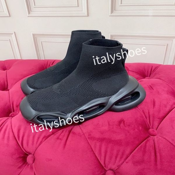 

quality designer sock shoes womens men flat running shoes black shoes clear sole volt graffiti lace-up socks boots designers platform