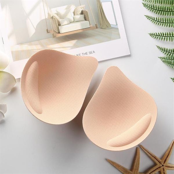 

1pair sponge bra pads push up breast enhancer removeable padding inserts cups for swimsuit bikini intimates women's g-strings316q, Black;white