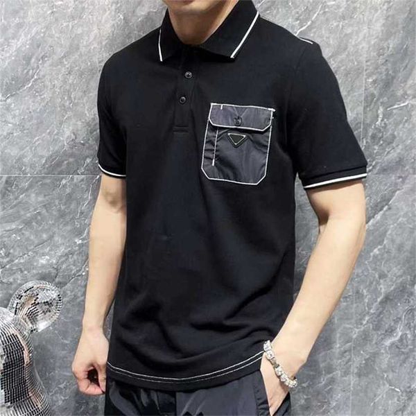 

24% off polo shirt spring new simple urban leisure t-shirt short sleeve men's summer fashion, White;black