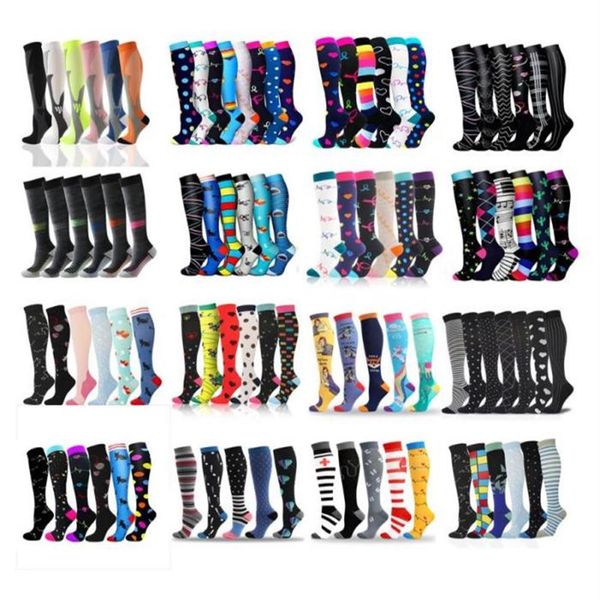 

men039s socks men women compression whole soccer sports pack outdoor running cycling long pressure stockings highmen5323099213y, Black