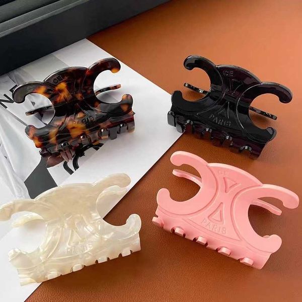 

butterfly barrettes lisa south korea same style back scoop pan hair claw clip women's summer high grade claw hair clip headwear shark c, Golden;silver