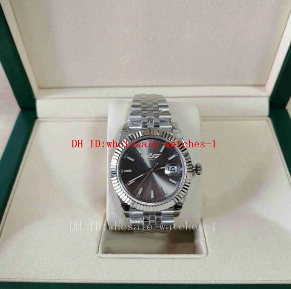 

wholesale 18 style mens watch bpf maker 41mm 126334 126333 m126334-0014 deep rhodium white dial sapphire glass 2813 automatic mechanical 18k, Slivery;brown