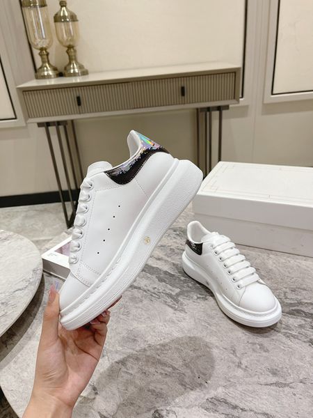 

designer boots luxury casual shoes calfskin shoe womens platform sneakers designers sneaker fashion trainers size35-45 0418, Black