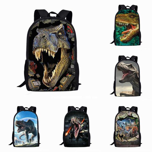 

elementary school backpack, boys' printed dinosaur backpack, kindergarten backpack, girls' 1-6 grade children's backpack 2304